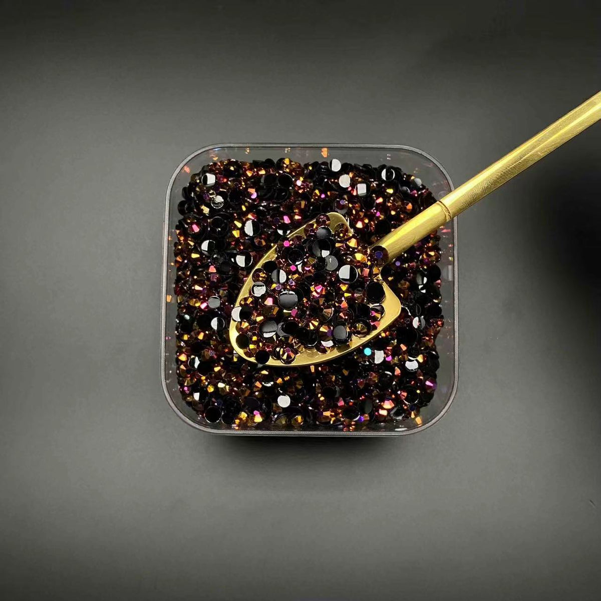 Ms Brown, AB Jelly Resin Rhinestone
