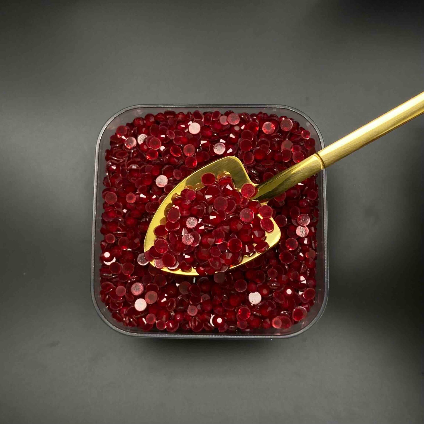 Red Glass Stones