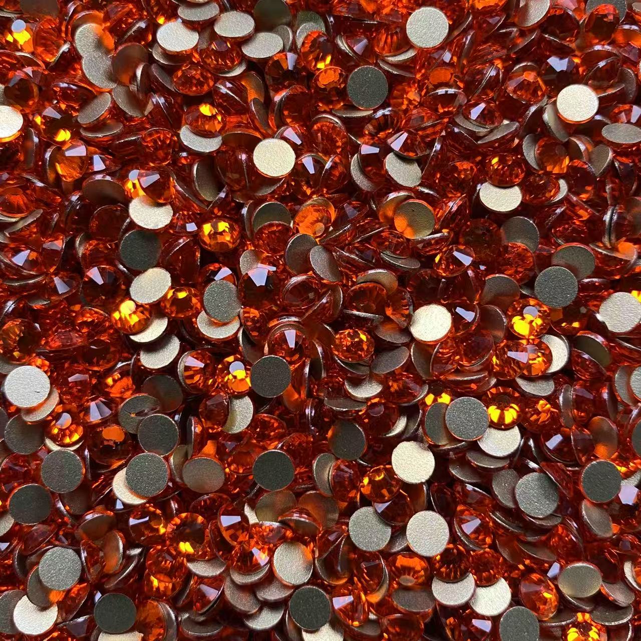 Orange Glass Stones