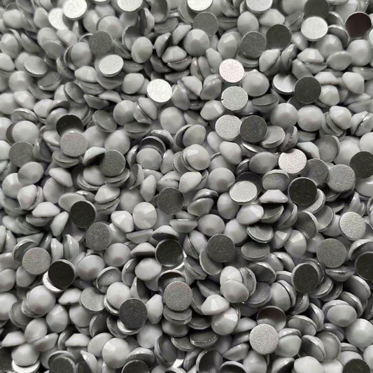 Solid White, Glass Crystal