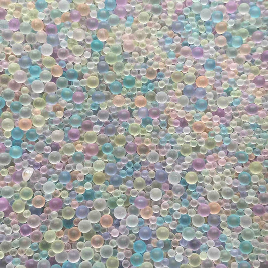 Glass Mermaid Bubbles (2mm to 3.5mm Glow in Dark)