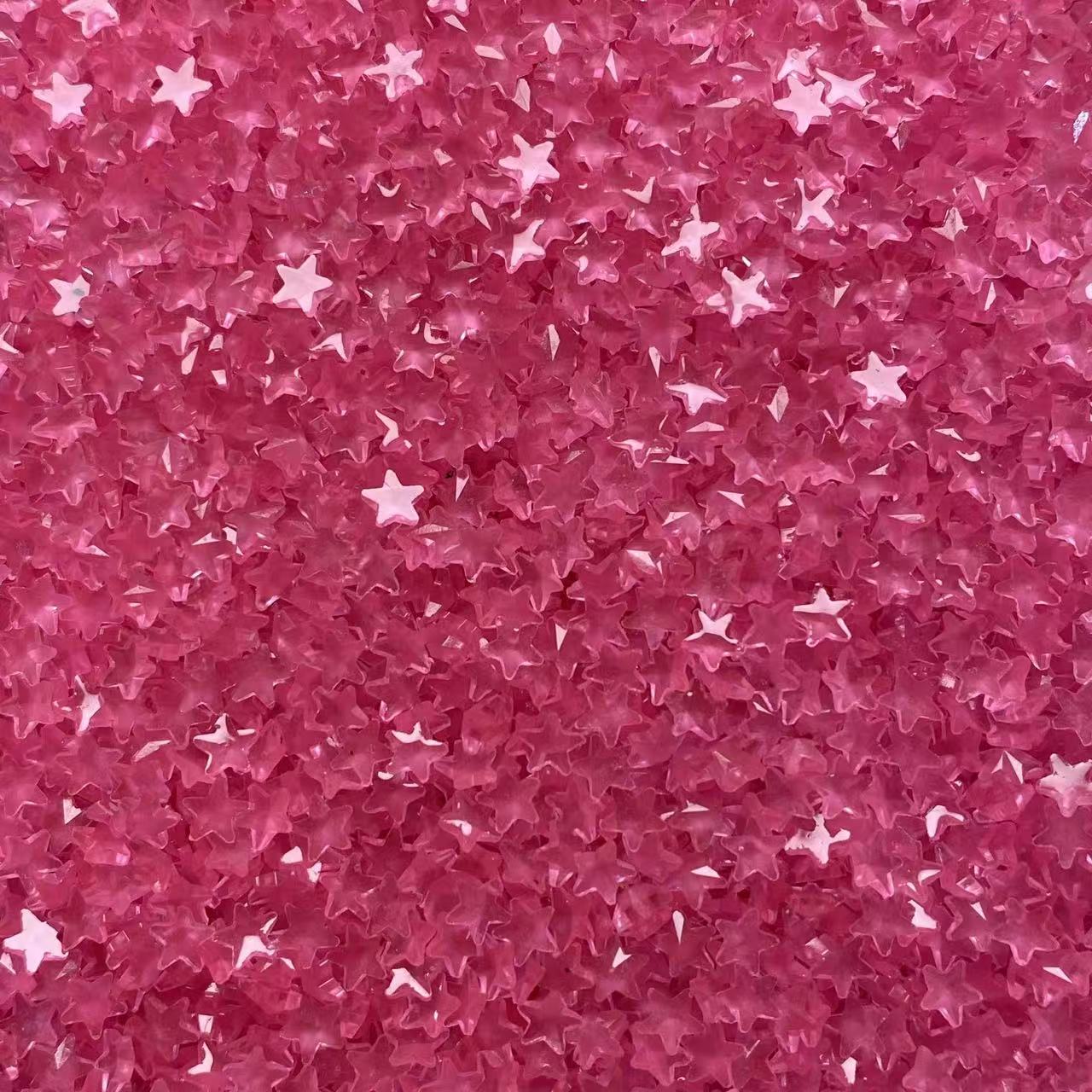 Resin Stars, Glow in Dark, 5MM