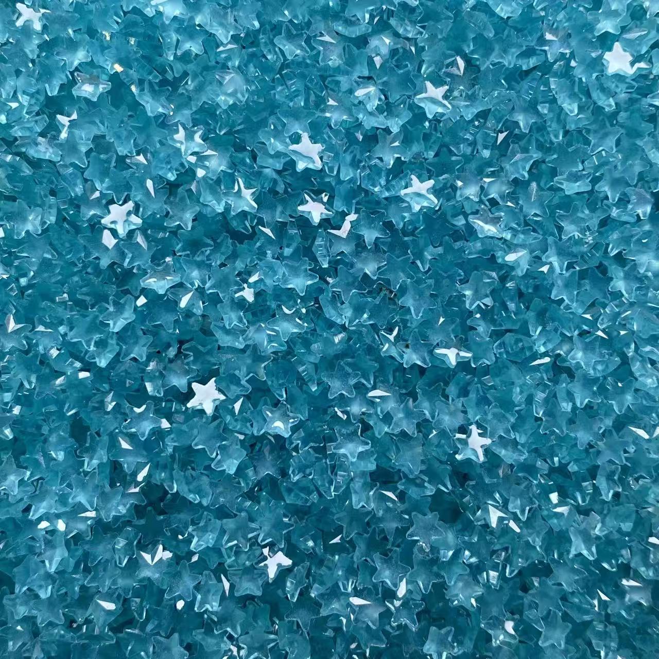 Resin Stars, Glow in Dark, 5MM