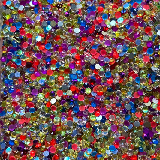 Small Size Glass Crystals Mixie