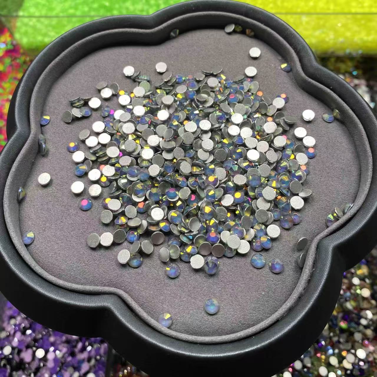 Opal AB Storm, Grey, Glass Crystal