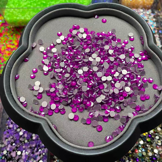 Fuchasia Plum, Glow in Dark, Purple, Glass Crystal