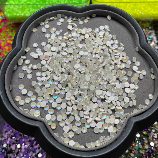 Opal White, Glass Crystal