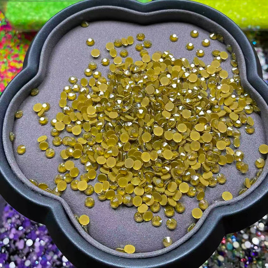 Ginger, Glow in Dark, Silver Coating, Glass Crystal