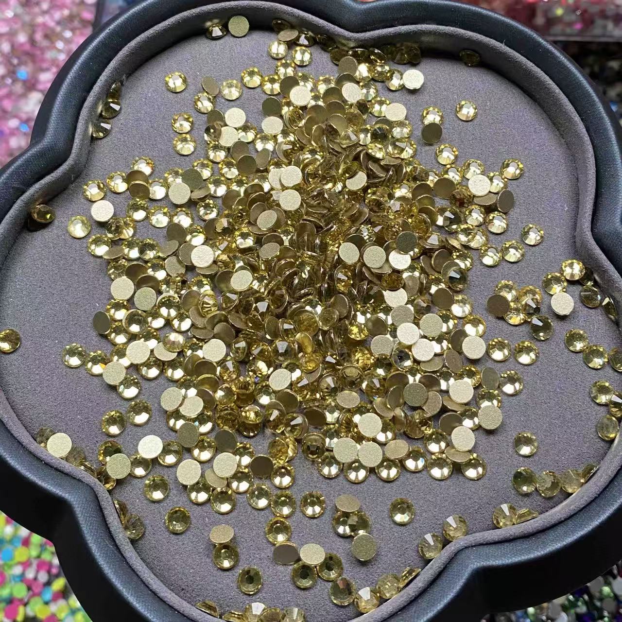 Clear Champagne, Glass Crystal