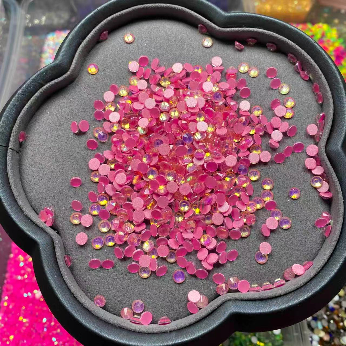 Golden Opal Pink, Glass Stone
