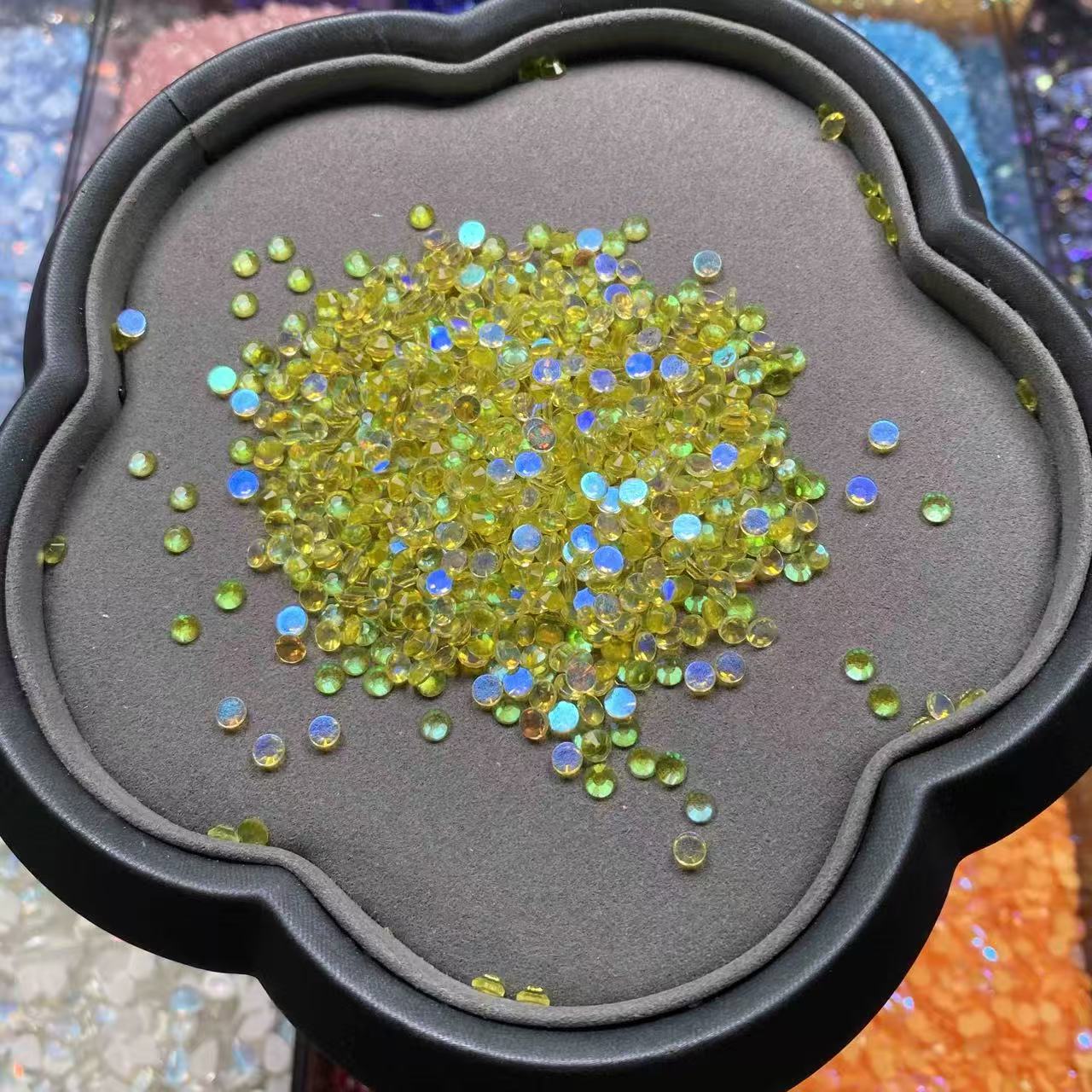 Aurora Yellow, Glass Crystal