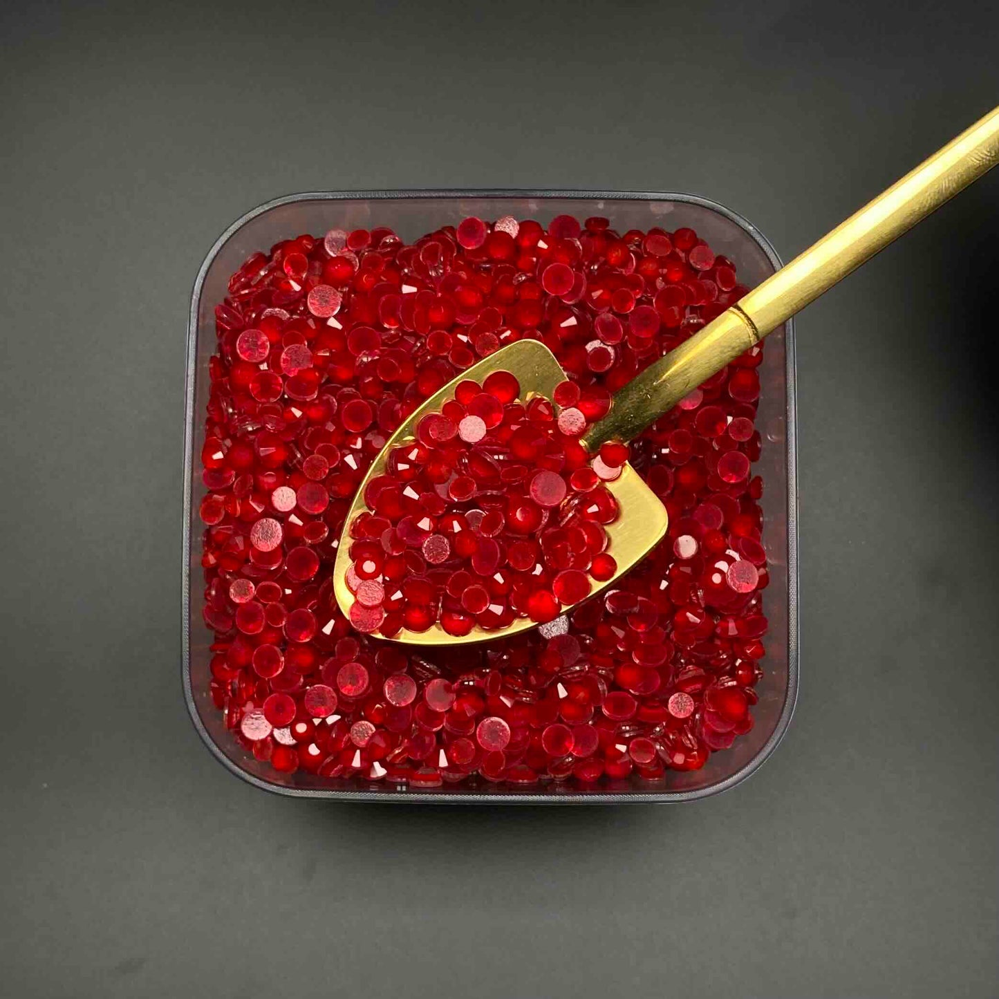 Red Glass Stones