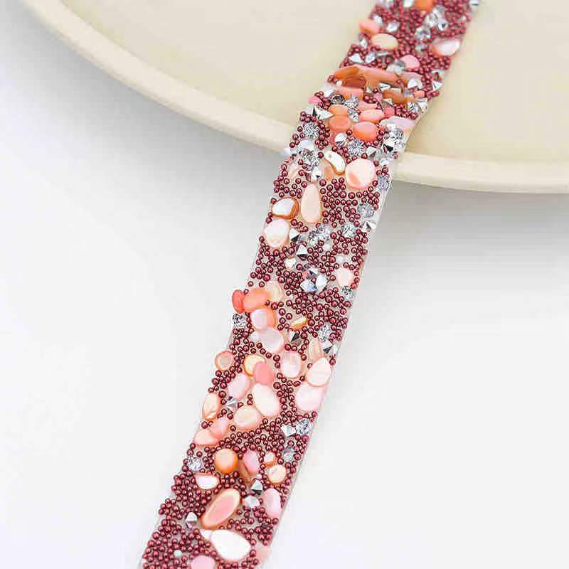 Self-Adhesive Glued-On Rhinestone Ribbons, 3 Feet Long, 2cm Wide