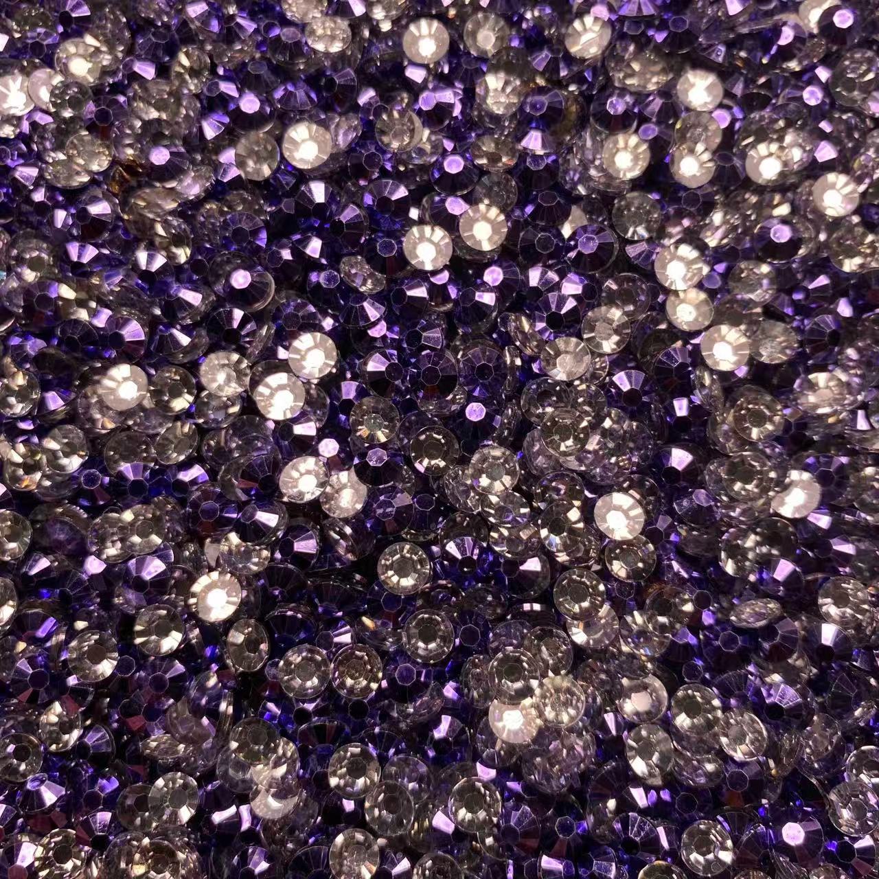 Metallic AB Resin Rhinestones, Seperate Sizes