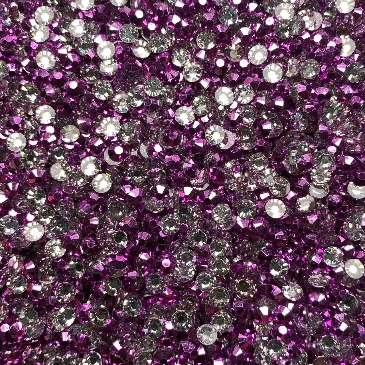 Metallic AB Resin Rhinestones, Seperate Sizes