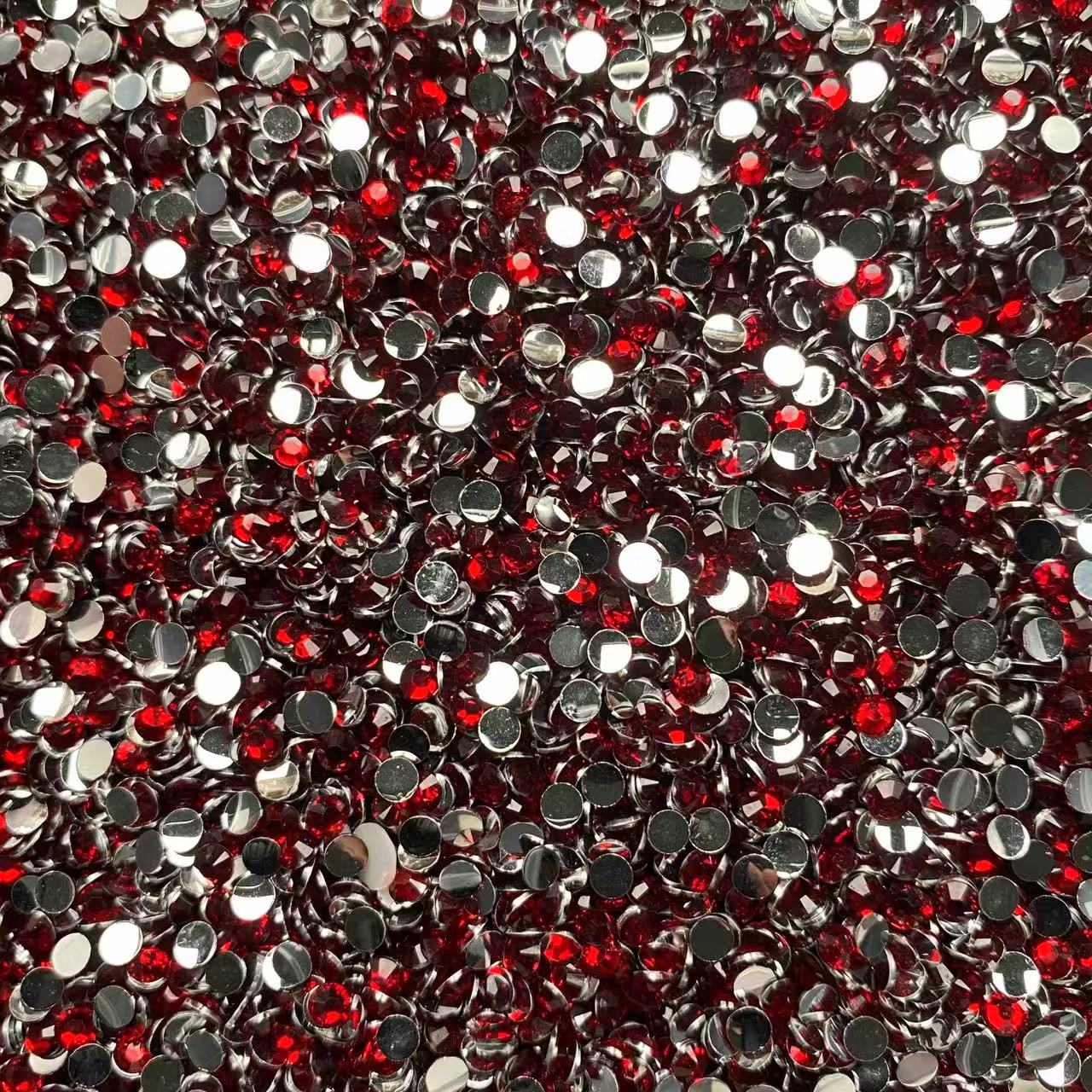 Silver Back Clear Resin Rhinestones