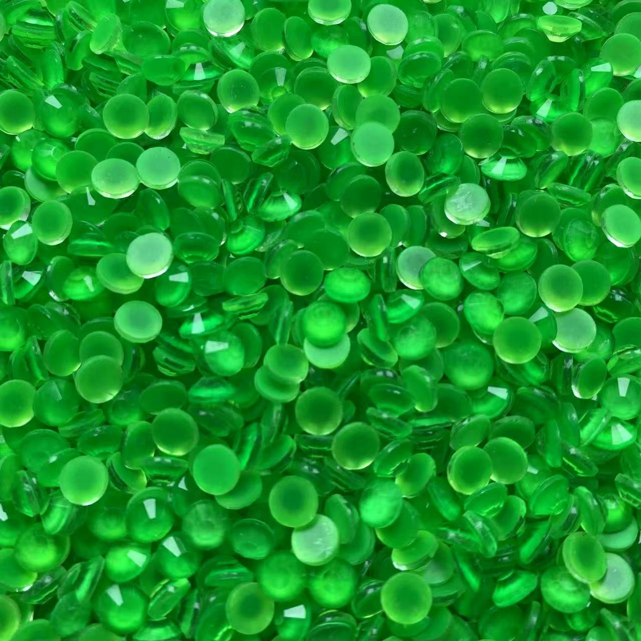 Green Glass Stones