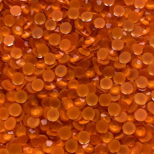 Orange Glass Stones