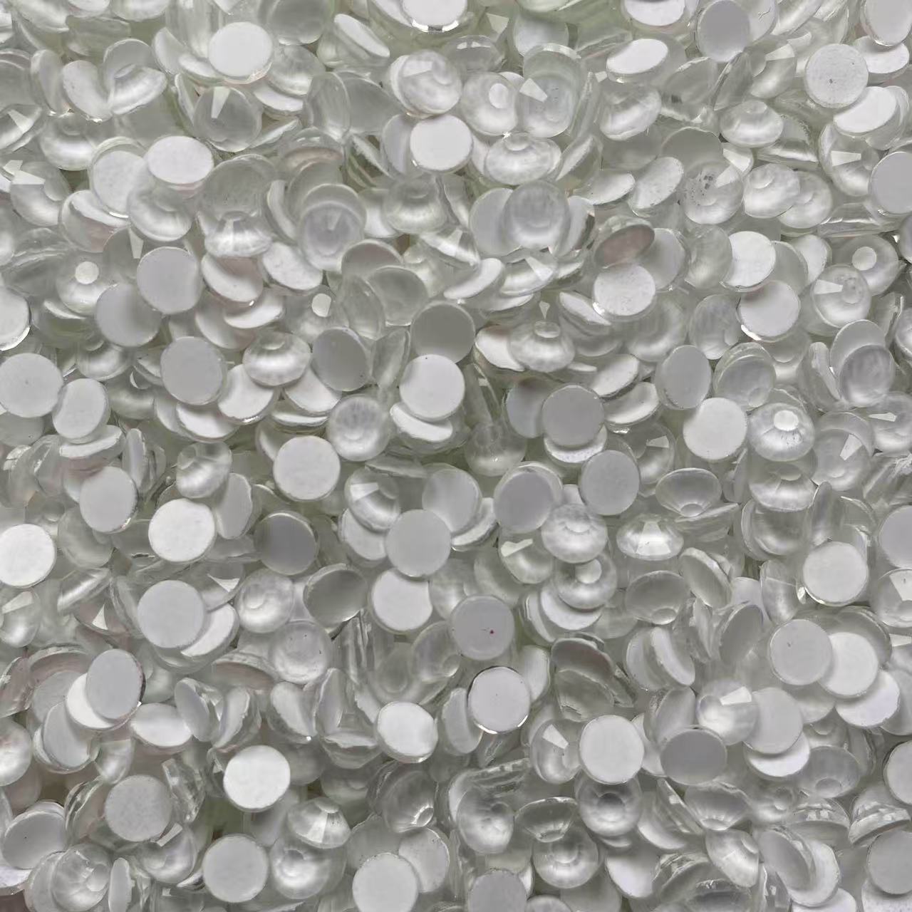 White Glass Stones