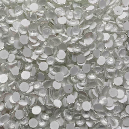 White Glass Stones