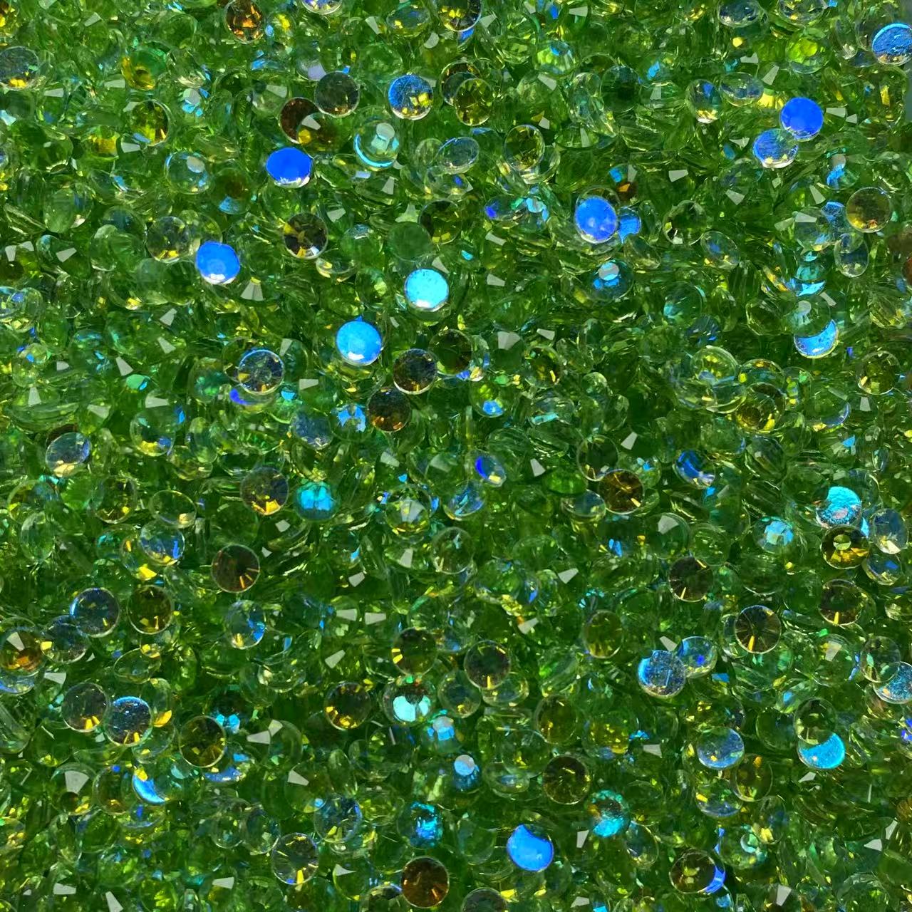 Green Glass Stones