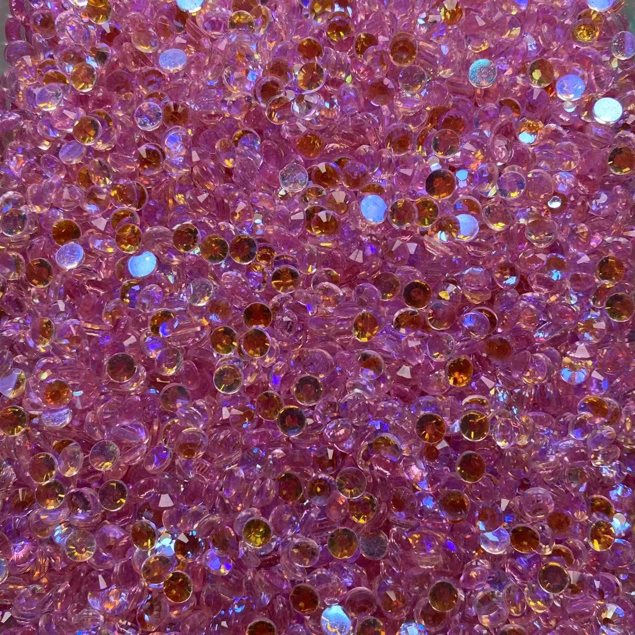 Pink Glass Stones