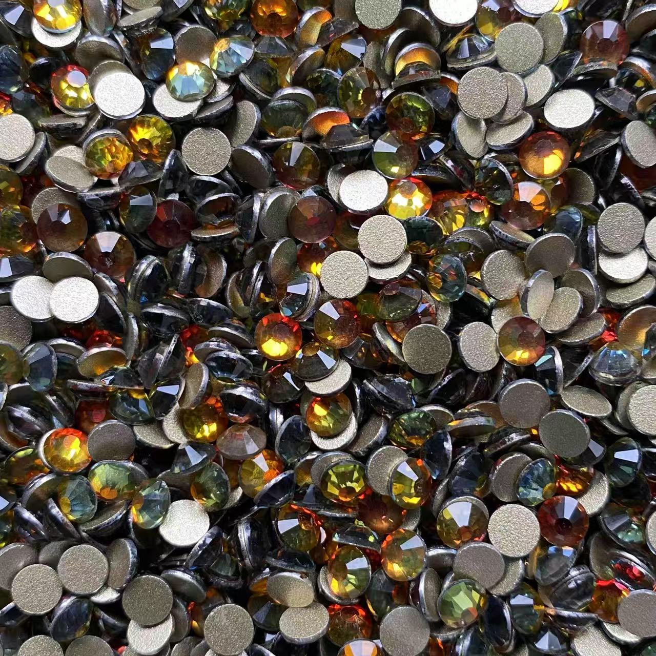 Orange Glass Stones