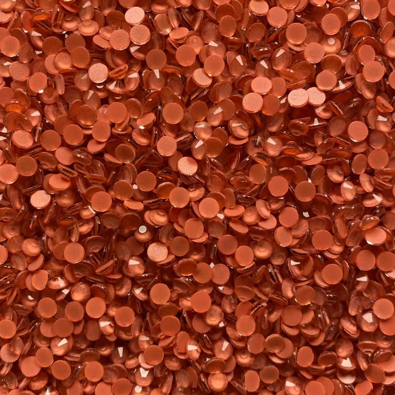 Orange Glass Stones