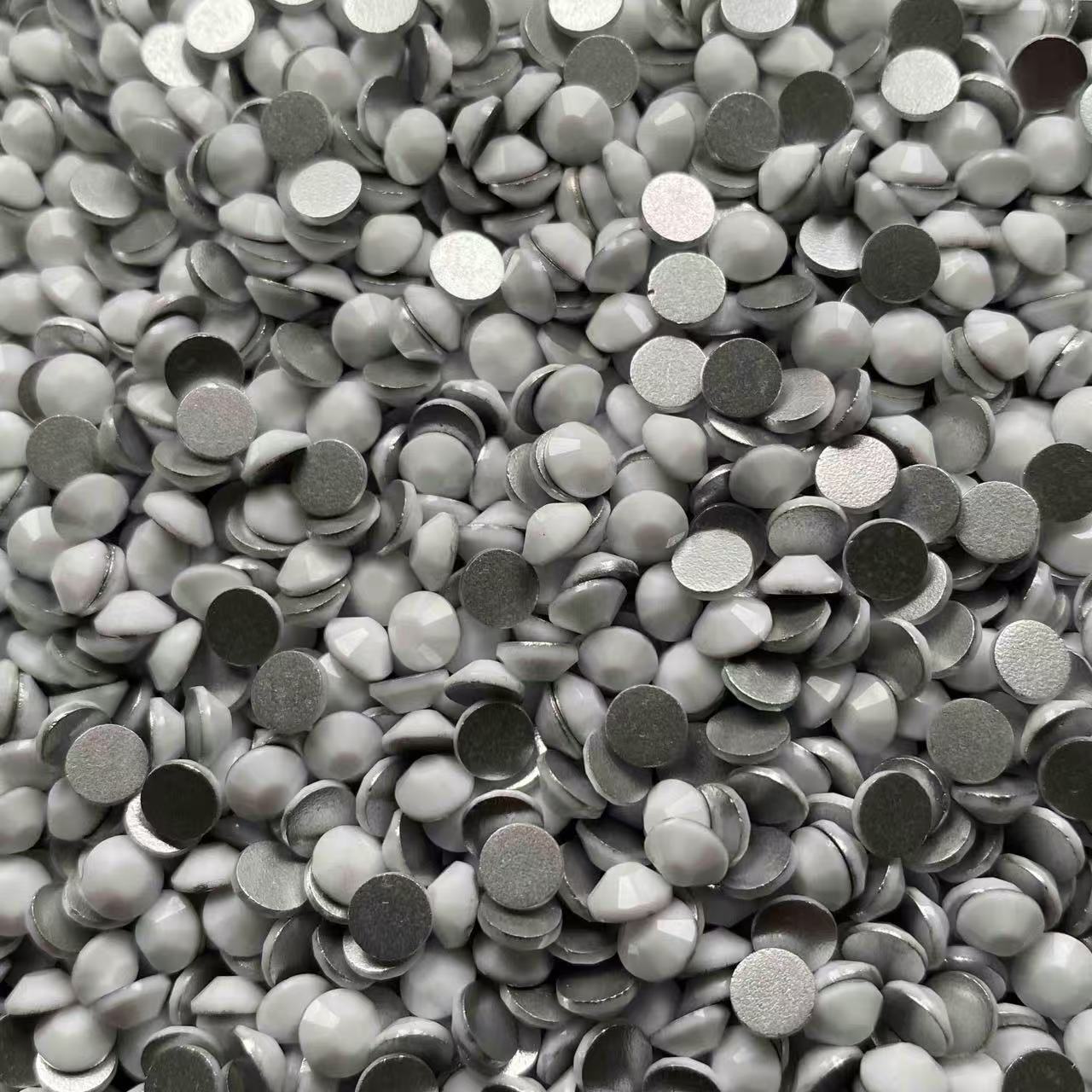 White Glass Stones