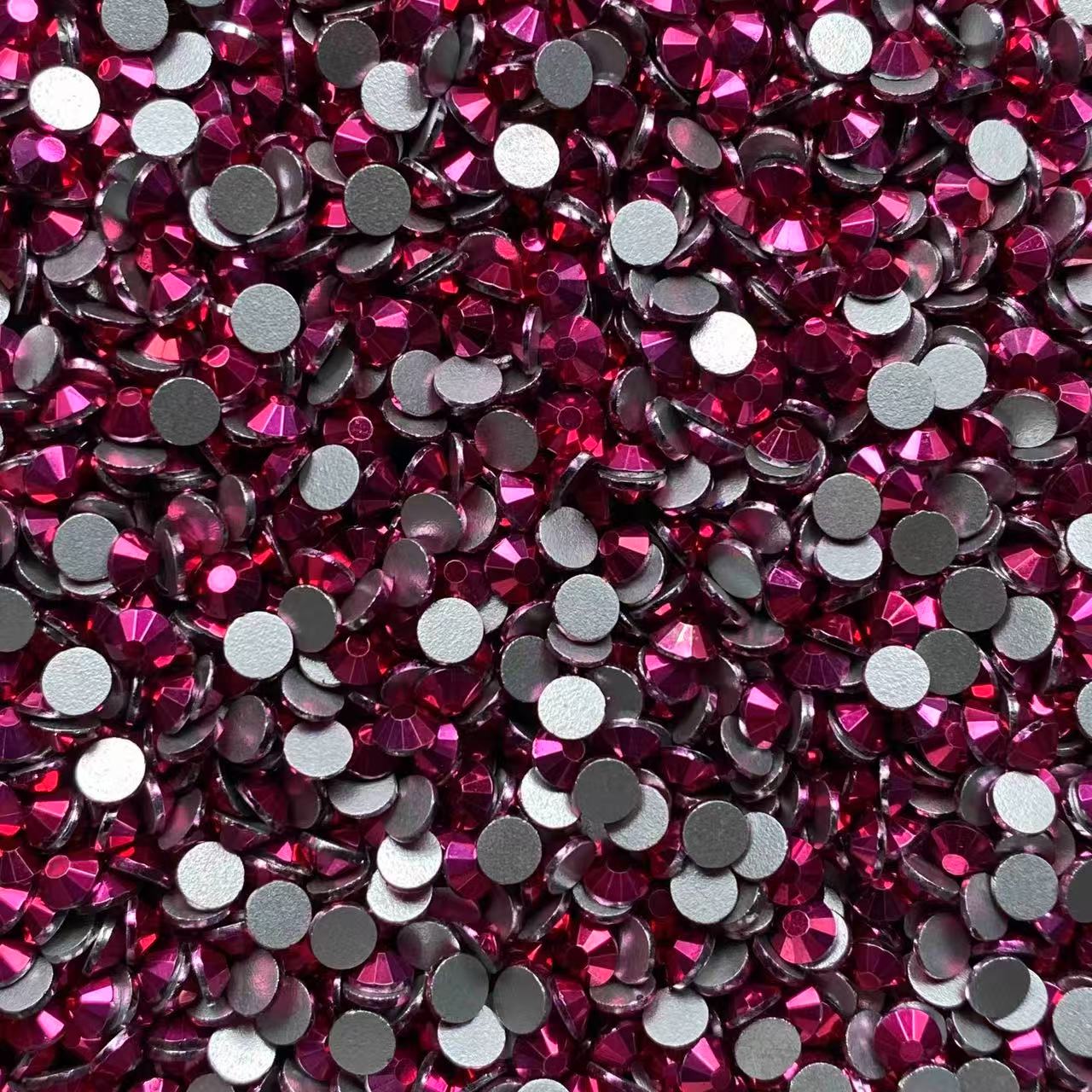 50%Off, Metallic Pink, Glass Crystal