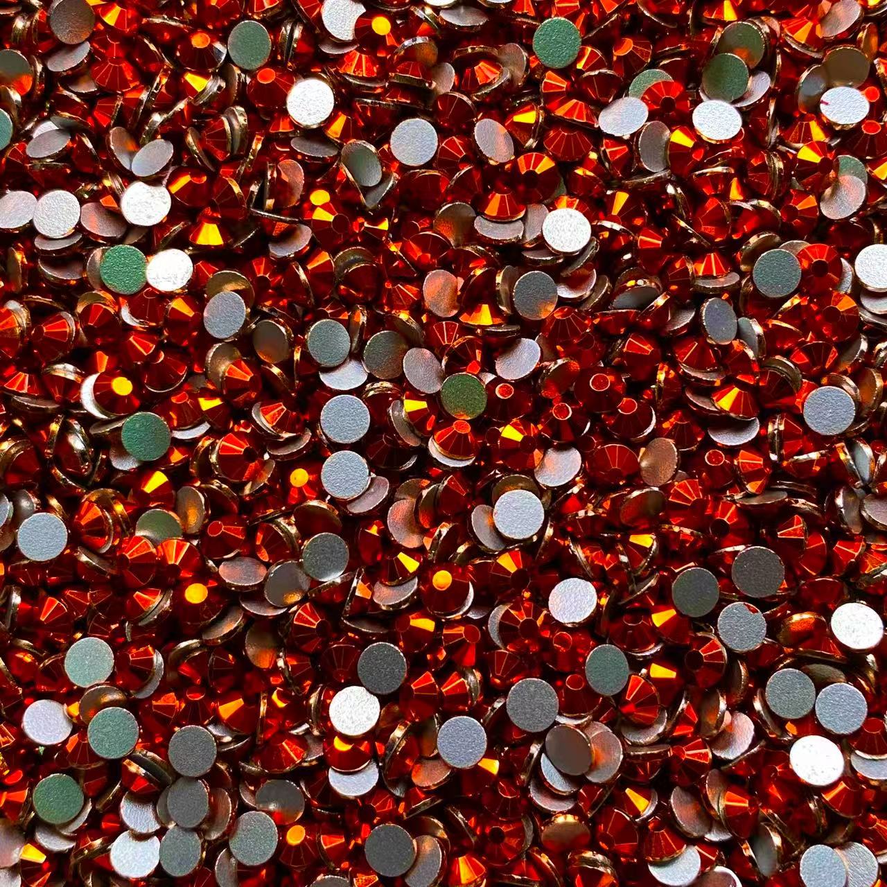 Orange Glass Stones