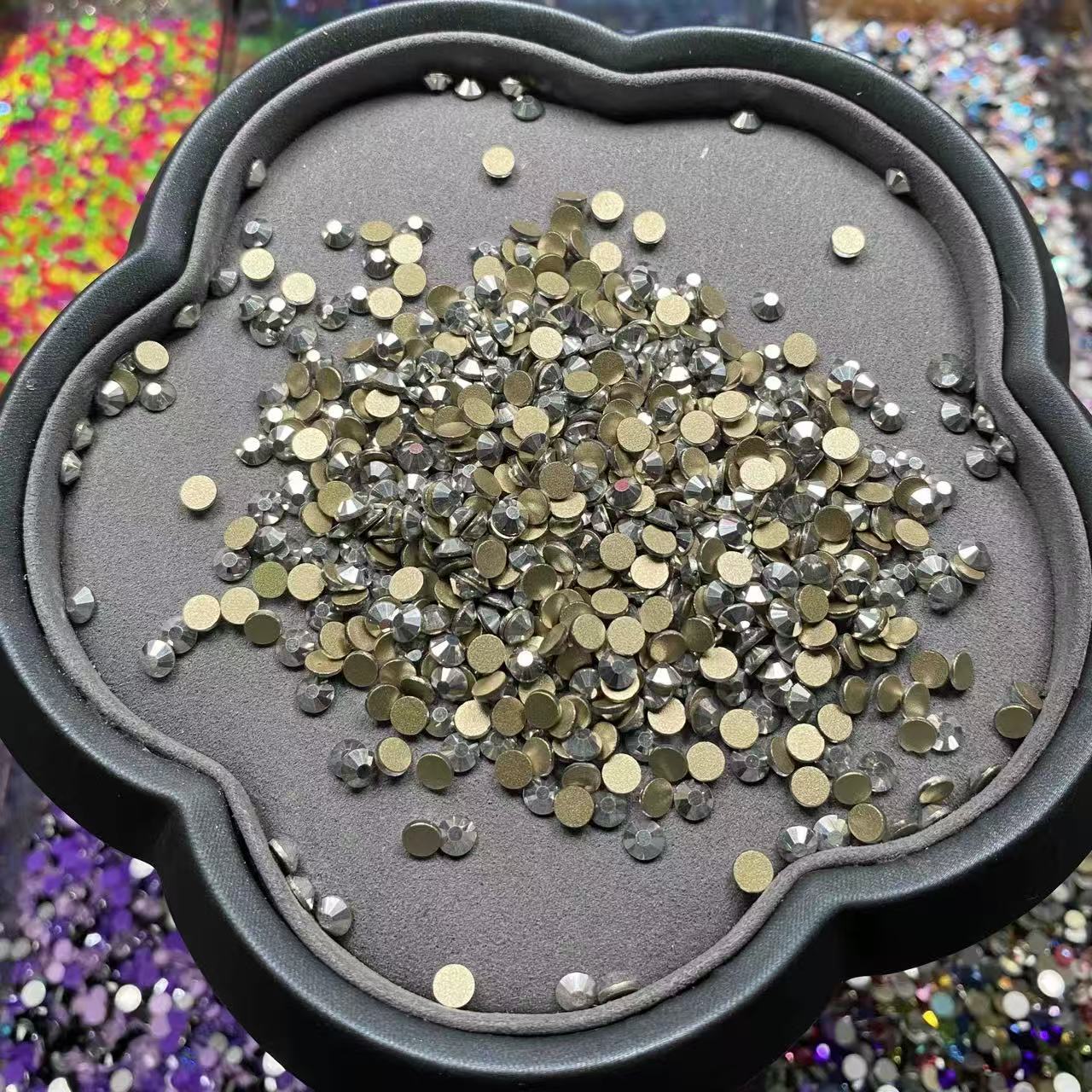 Silver, Glass Crystal