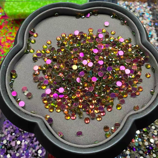 Aurora Rose, Clear Glass Crystal