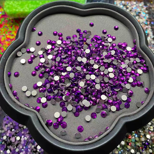 Metallic Purple, Glass Crystal