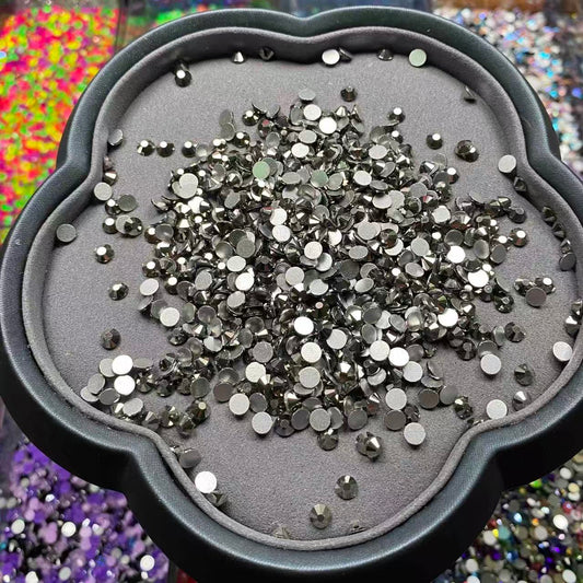 Metallic Grey, Glass Crystal