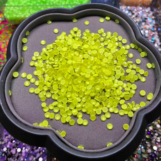 Lemon, Glow in Dark, Neon, Glass Crystal