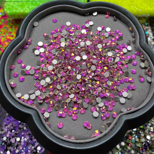 Opal AB Rose, Glow in Dark, Glass Crystal