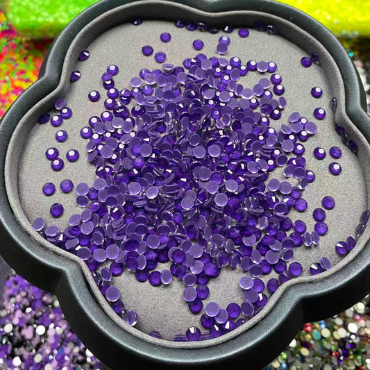 Solid Violet, Glow in Dark, Purple, Glass Crystal