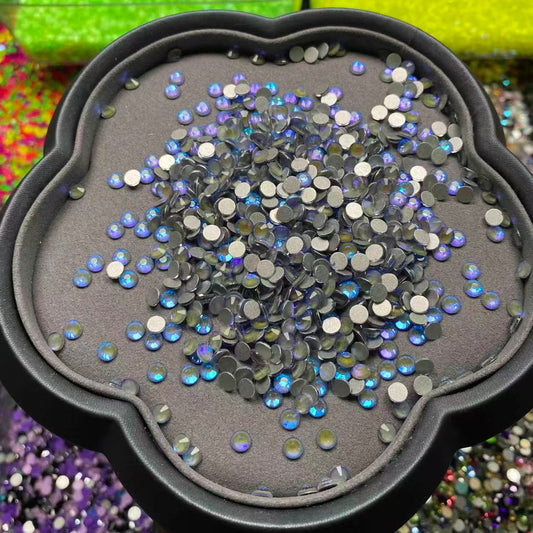 Midnight Sky, Opal Blue, Glass Crystal