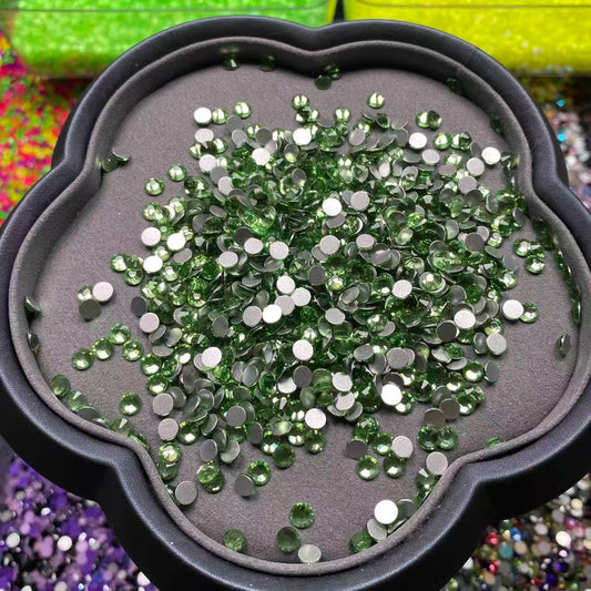 Clear Green, Glass Crystal