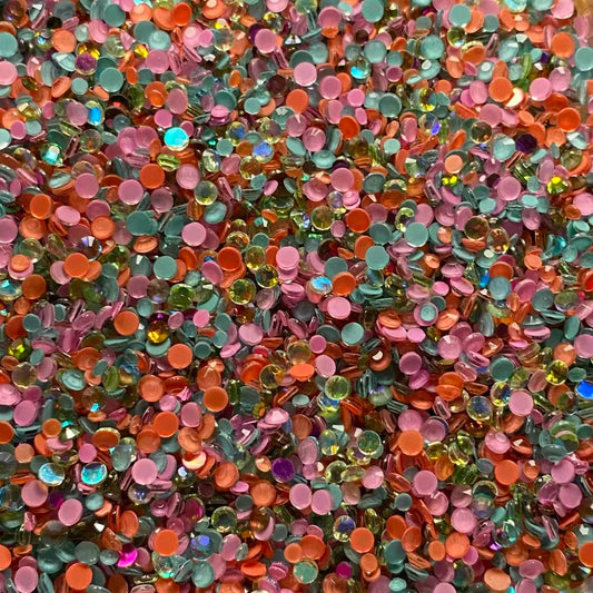 Small Size Glass Crystals Mixie