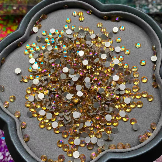 Desert Queen, Clear Golden AB Glass Crystal