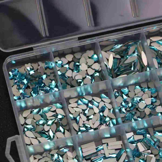 Multi-shape Glass Crystals, 24 Cubes