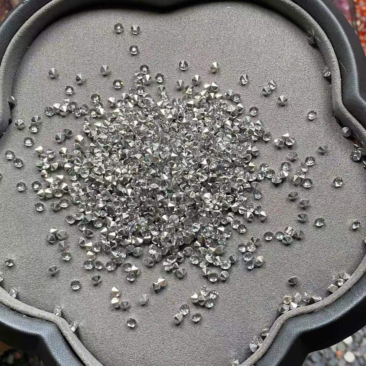 3mm Glass AB Nail Caviar