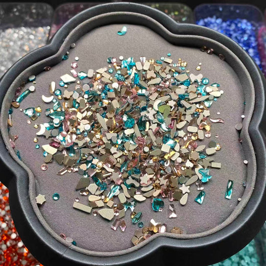 Flatback Multishape Glass Stones
