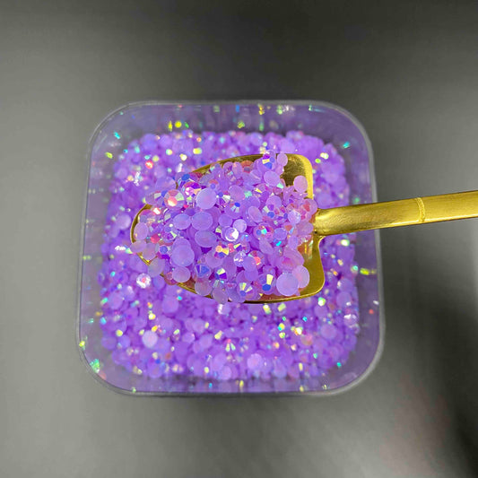Lavender, AB Jelly Resin Rhinestone